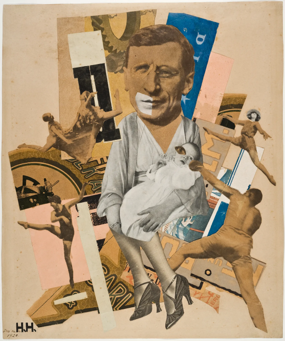 Hannah Hoch, Der Vater, 1920, Collage